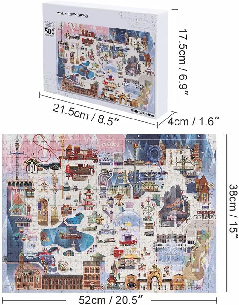 Hereford Cow Live Like Someone Left The Gate Open-300 Piece Wooden Puzzle, Adult Puzzle Props, Active Thinking Party Fun, Each Piece is Unique and The Puzzle fits Together Perfectly.