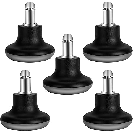 Amazon Com Short Bell Glides For Office Task Desk Chairs Or Stools Low Profile Replacement 5 Pack S0005 5 Office Products
