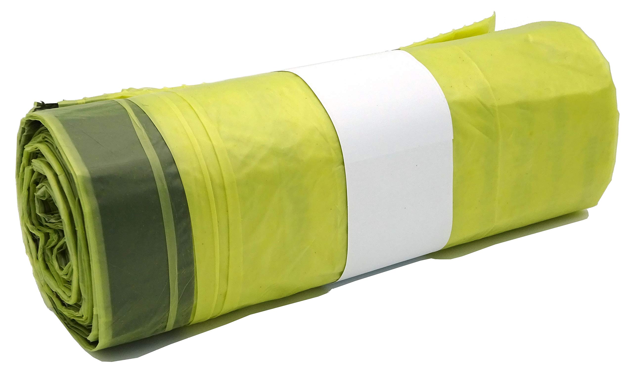 40 Rollen Gelber Sack, Gelbe Säcke mit praktischem Zugband, 90 Liter, 22µ - Wertstoffsack - extra stark
