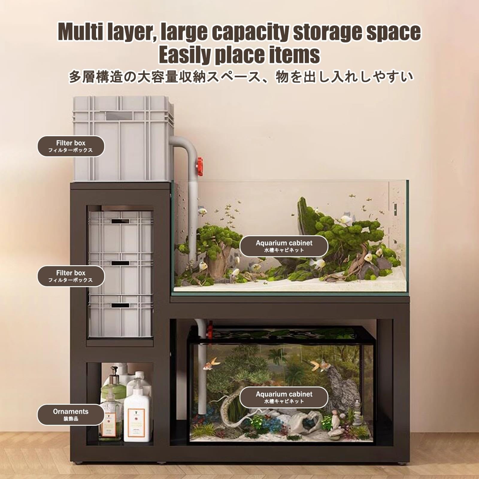 Mobile per Acquario, Base per Acquari, Elevata Capacità di Carico