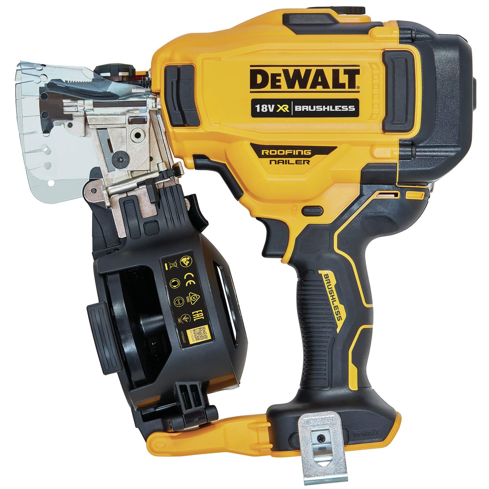 DeWalt DCN 45 RNNT gwoździarka akumulatorowa 18 V 19-44 mm bezszczotkowa + TSTAK - bez akumulatora, bez ładowarki