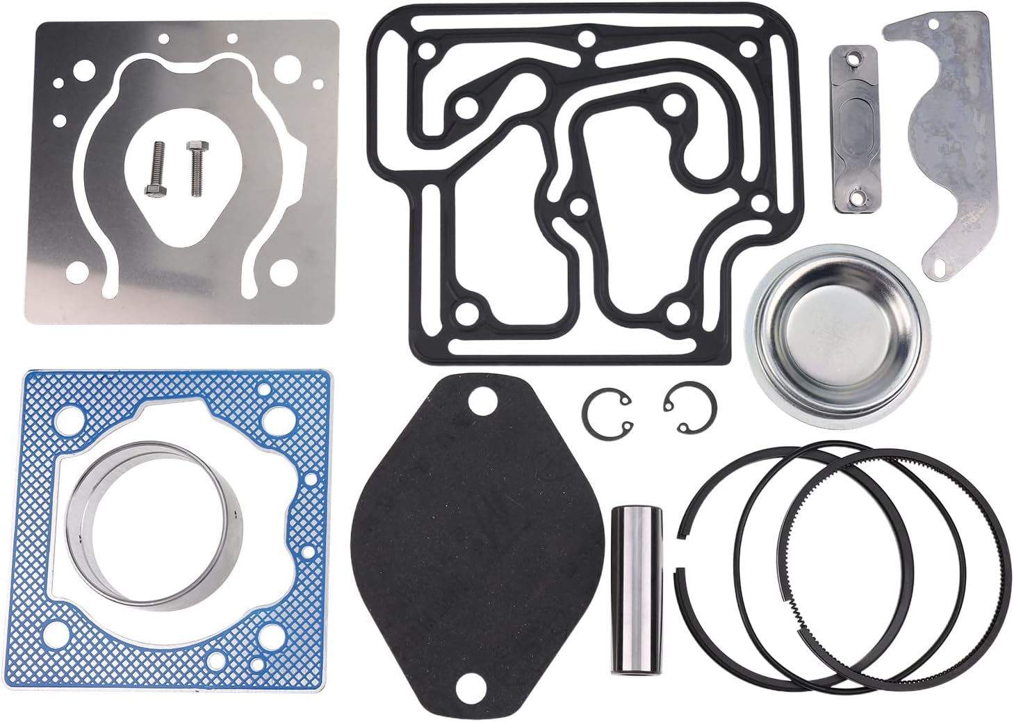 FridayParts Air Compressor Head Repair Kit 9111549292 4089232 Compatible for Cummins