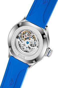 Amazon | MINI オートマティックウォッチ 161803 ブルー メンズ