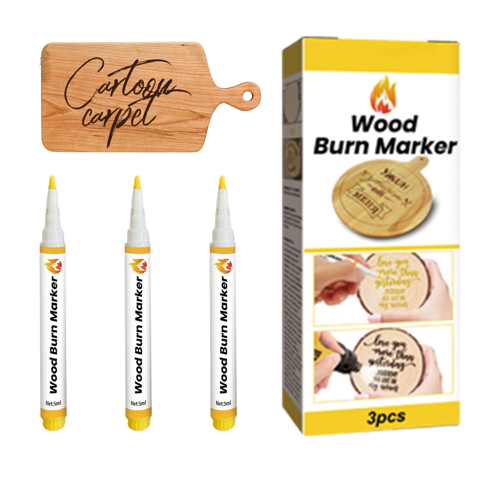 Amazon | スコッチペン, スコッチペンで薪ストーブ, 3 x 5ml ウッド