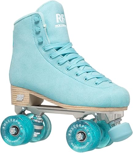 Rollerface Hipskates Deluxe, Patines de ruedas para mujer, patines premium, gamuza suave vegana