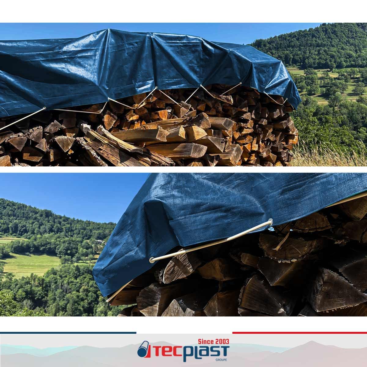 Plandeka basenowa 150 g/m² – 8 x 12 m – wodoszczelna – plandeka okryciowa do basenu – plandeka basenowa