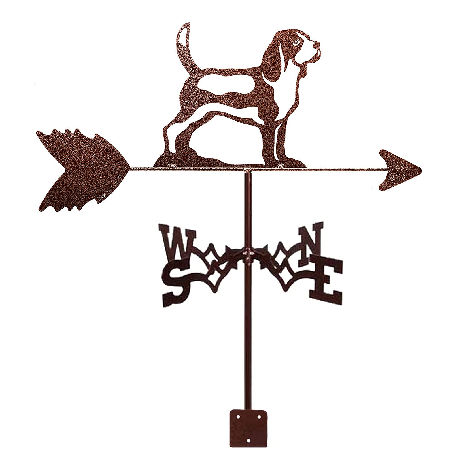 TAXXII Weather Vane Creative Home Measuring Tool Retro Sturdy Wind Direction Indicator-Alpaca