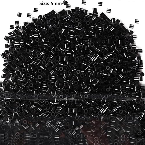 Miniatura 8 de Feelmate Juego de cuentas de fusible, 2,000 piezas de 0.197 in, cuentas de hierro para planchar, fusión, juego de manualidades