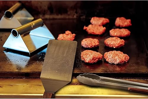 Vista 21 de Multiherramienta 5 en 1 para barbacoa, plegable y portátil, juego de herramientas de parrilla para barbacoa y campamento, juego de utensilios