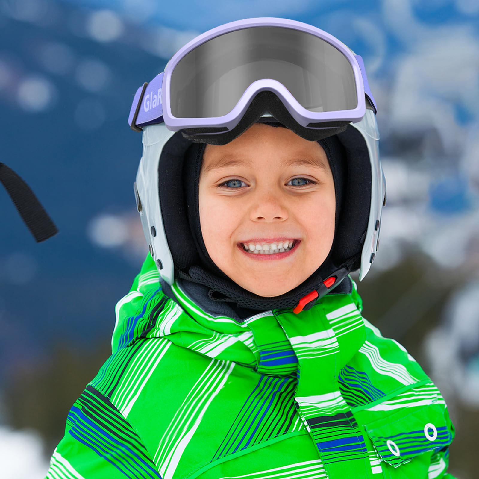 Gafas de esquí para niños antivaho protección UV400