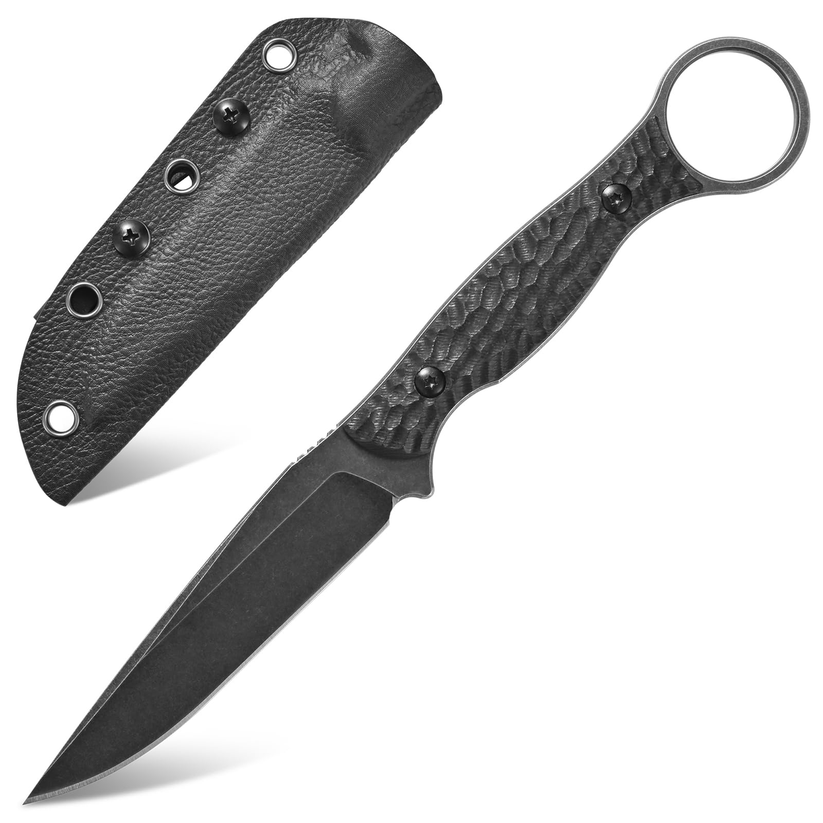 Gtkii GTK344 Fixed Blade Knife D2 Steel Blade Full Tang G10 Handle Small EDC Tool Fix Knifes for Camping Survival Outdoor