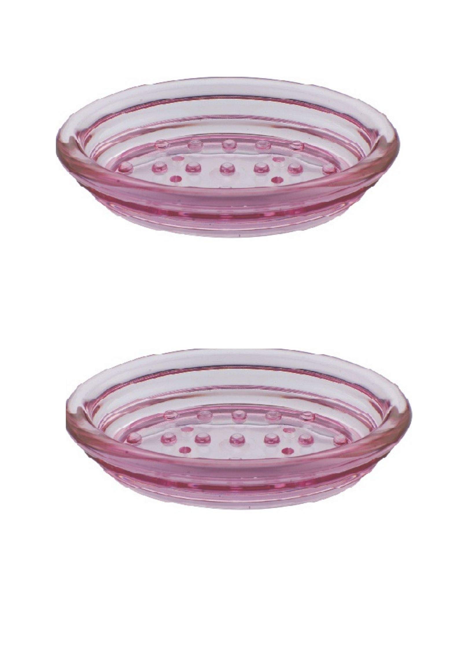 HOMACE Plastic Bathroom Soap Dish Holder|Shop Stand Case Set of 2 (Crystal) (B08QS31Z7D) Amazon Price History, Amazon Price Tracker