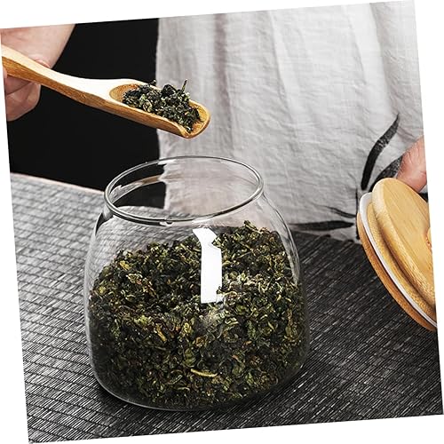 Miniatura 7 de Abaodam Tarro de caramelo de vidrio para alimentos de Fu c k s to Give Tarro de almacenamiento de granos, frutos secos, recipiente de arroz,