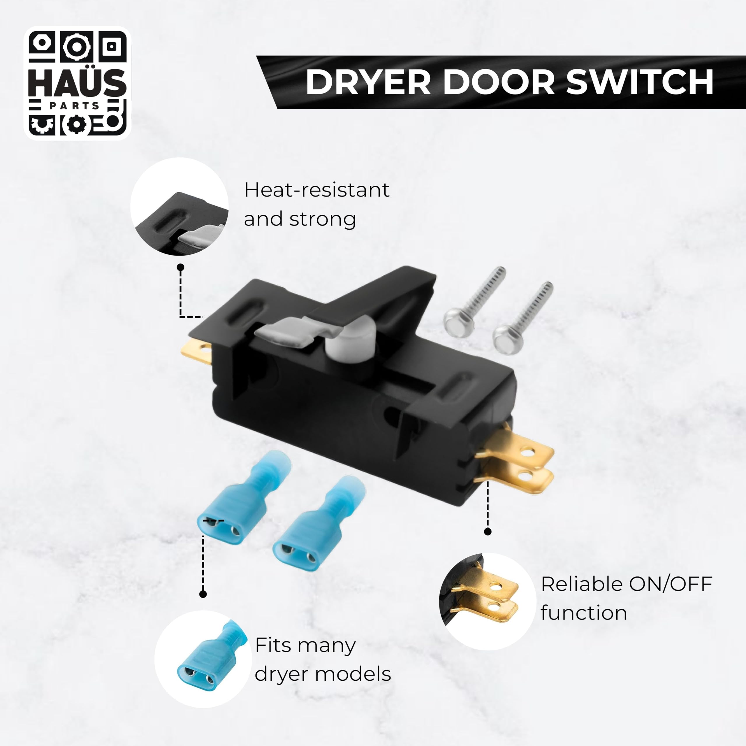 Amazon.com: Haüs Parts W10820036 279347 Door Switch - Compatible
