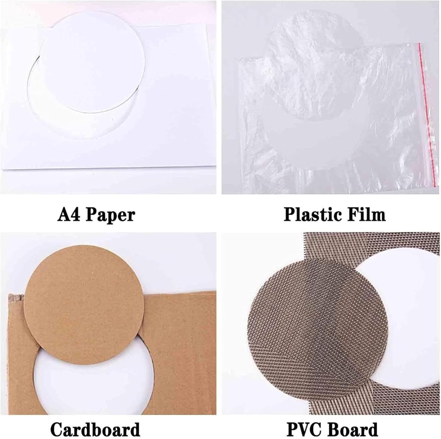 GSM Sample Cutter - Handheld Pressure Knife for 100 Sqcm Round Fabric & Carpet Samples, Adjustable Thickness 0.1-10mm - Perfect for Cloth, Paper & Foam Cutting