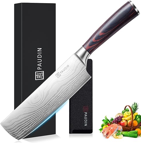 Nakiri 17 cm, manche bois PAUDIN