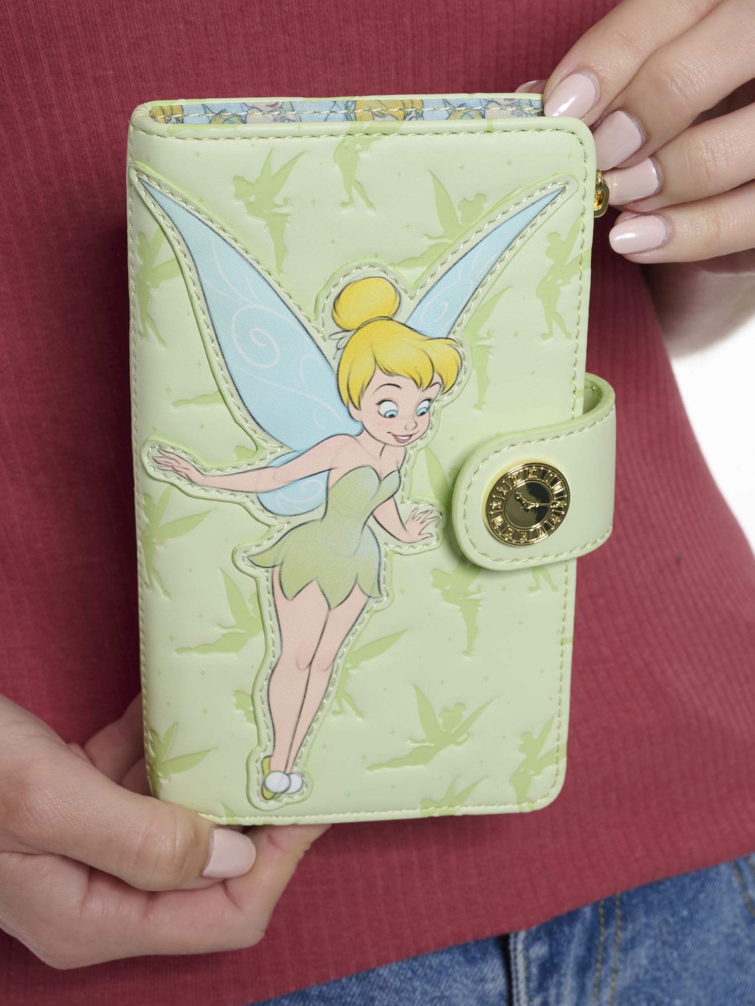Loungefly Disney Tinker Bell Wallet Snap Flap Clutch