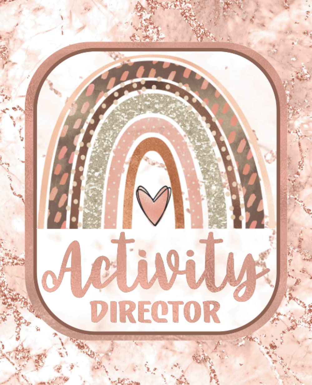 Kenzie AshtonActivity Director Gifts: Rose Gold Rainbow Notebook ~ Present of Appreciation and Thank You for Women Co-Workers, Family or Friends