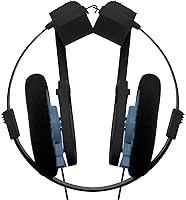 Vista 4 de Koss Porta Pro con micrófono y auriculares remotos en la oreja, micrófono en línea y control remoto táctil, cable con enchufe de 0.138 in