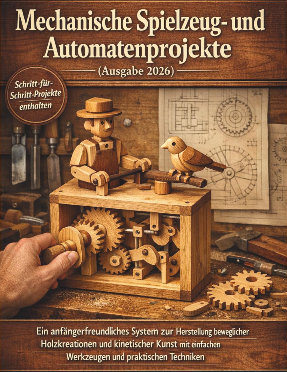Mechanische Spielzeug- und Automatenprojekte (Ausgabe 2026): Ein anfängerfreundliches System zur Herstellung beweglicher Holzkreationen und ... Werkzeugen und praktischen Techniken
