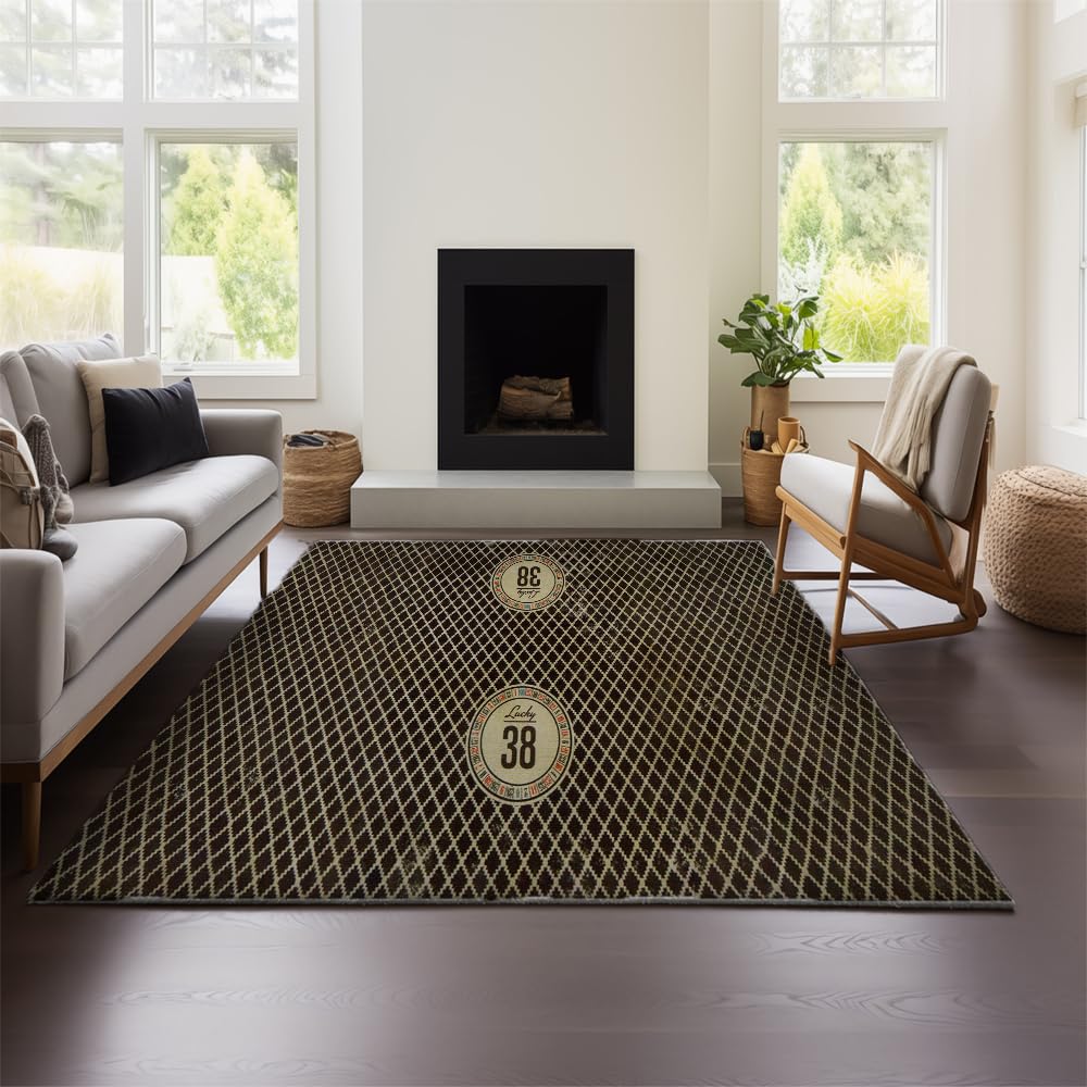 Tapis de sol moderne Fallout pour chambre de garçon lavable et antidérapant 120x160cm