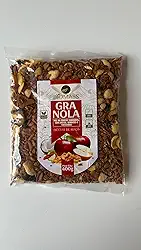 Granola Néctar de Maçã Biomass, Mix de Cereais com Frutas e Castanhas, Vegano, 400g