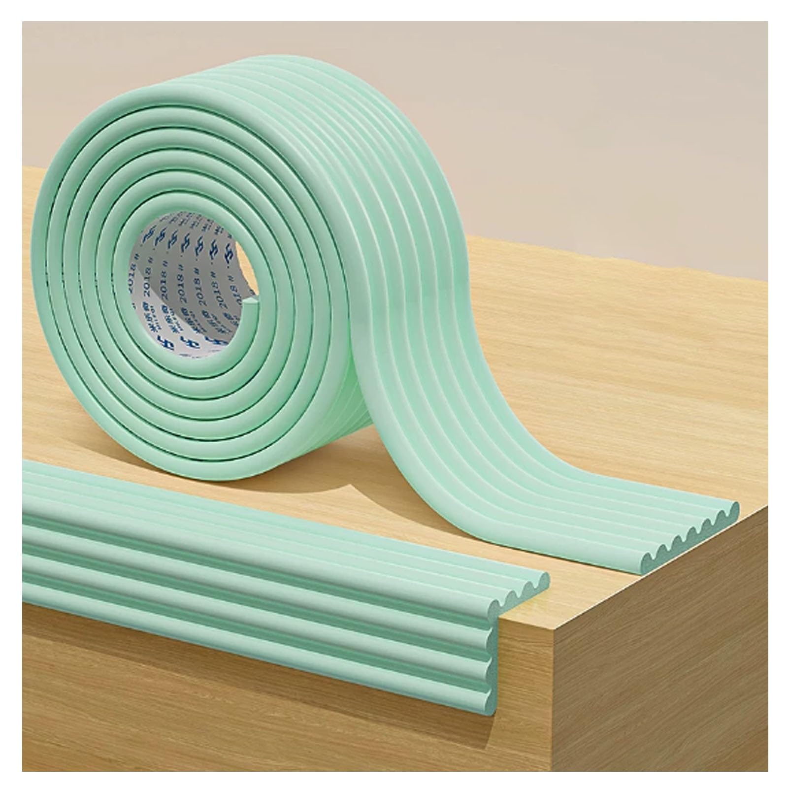 YPIOUREN Edge Guard, Proof Foam Padding, Foam Corner Protectors with Strong Adhesive Tape(Green,500cm (196.9 in))