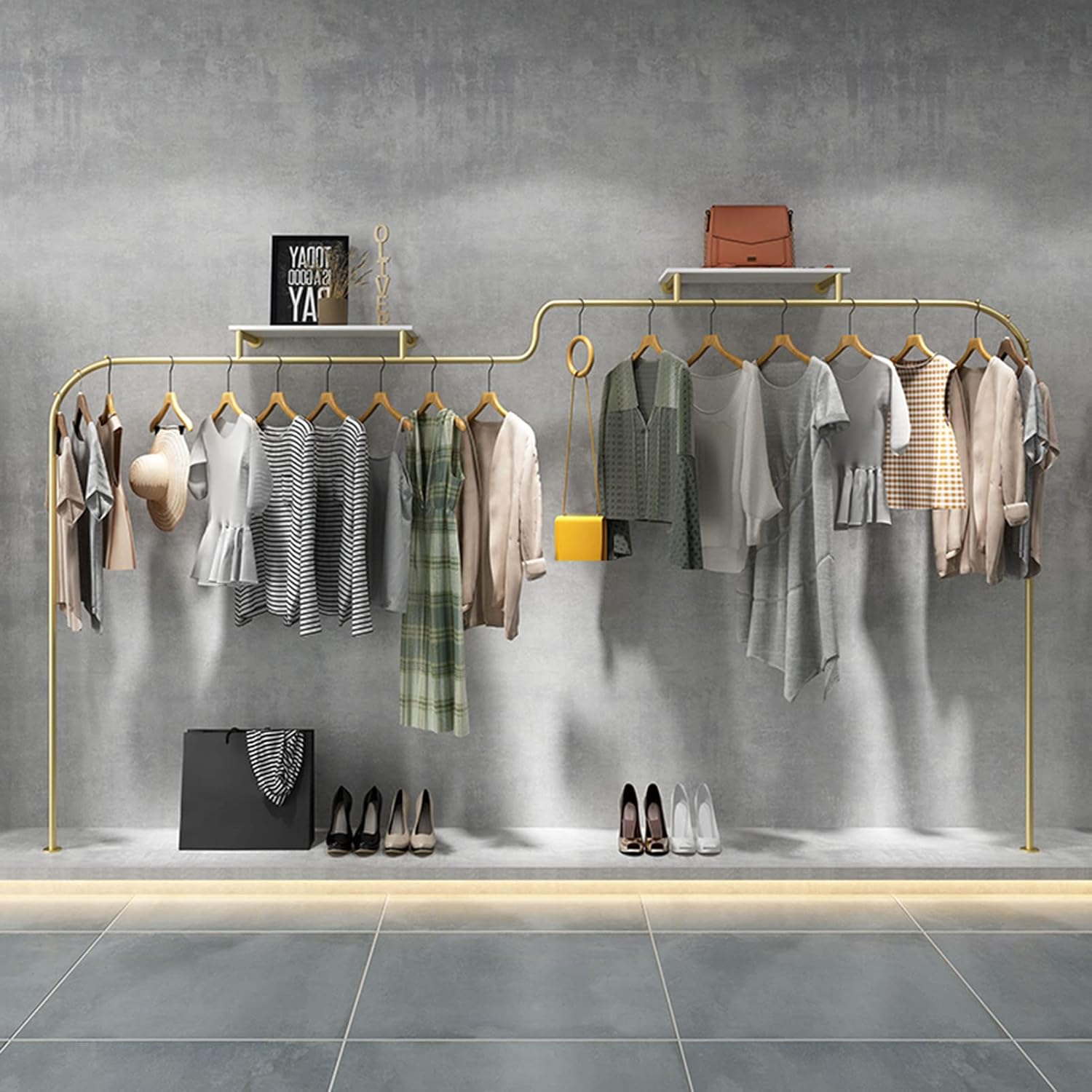 Modern Simple Garment Racks Display Stand Coat Rack, Wall