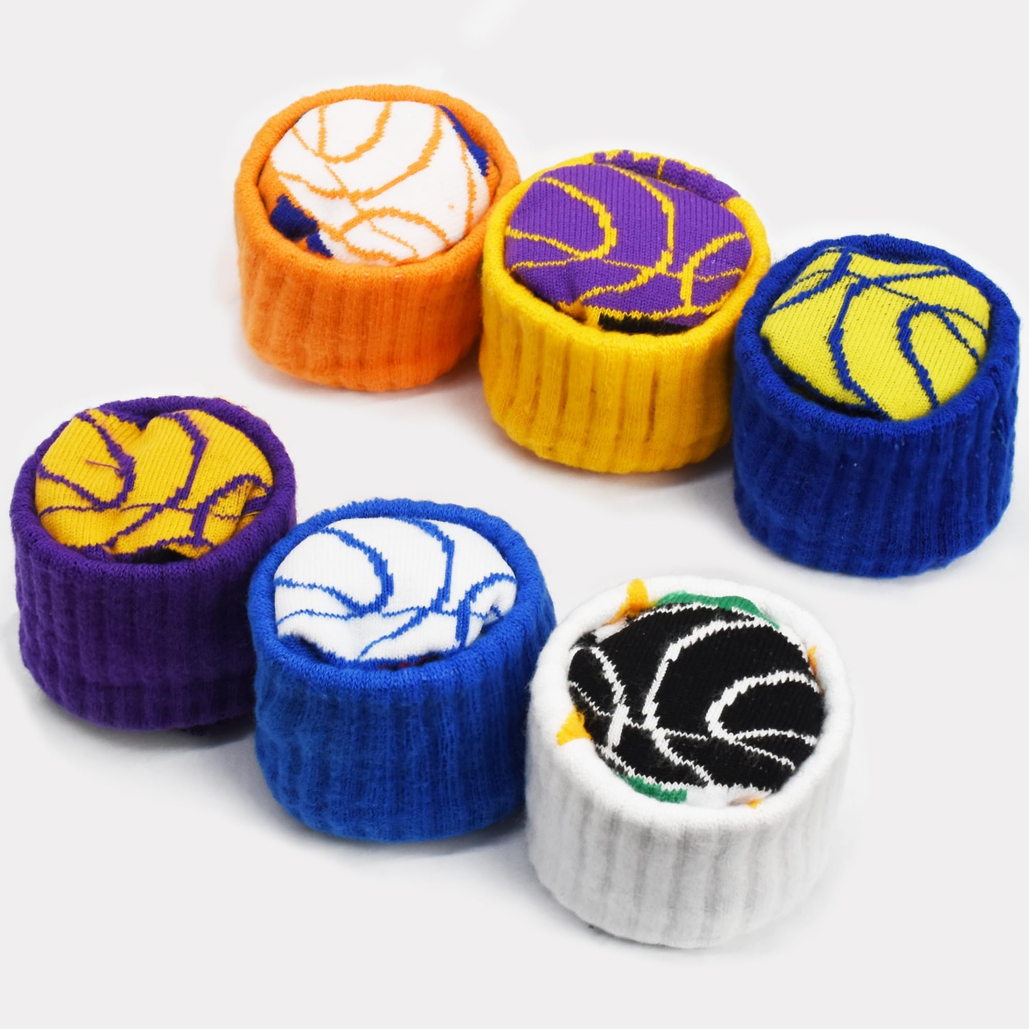 ELUTONG Atmungsaktive Sportsocken Kinder, 3 Paar Unisex Basketball Trainer Socken Kompressionsstretch Fußballsocken Outdoor für Jungen Mädchen 5-8 Jahre