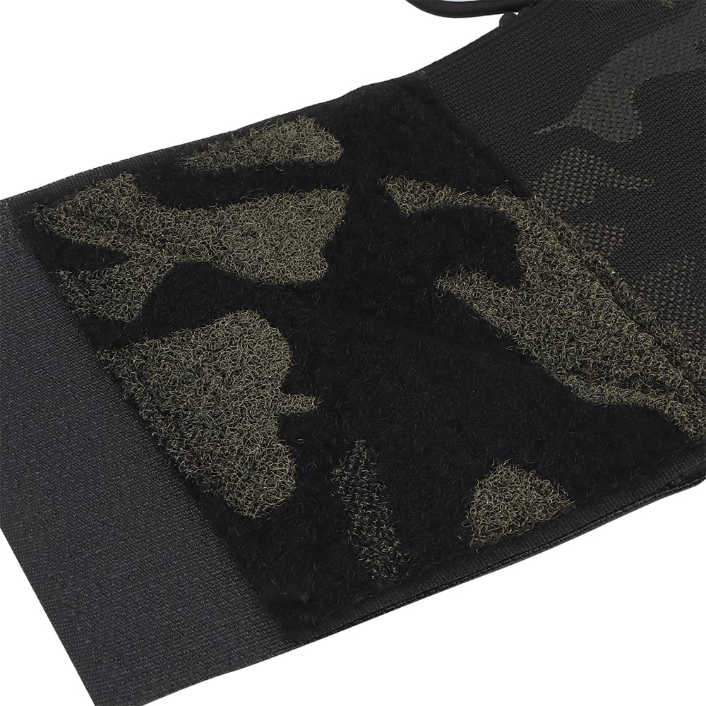 Pochette Radio Tactique Cummerbund - Nylon 500D, Réversible, Compatible Ceintures MOLLE/TUBES - 12