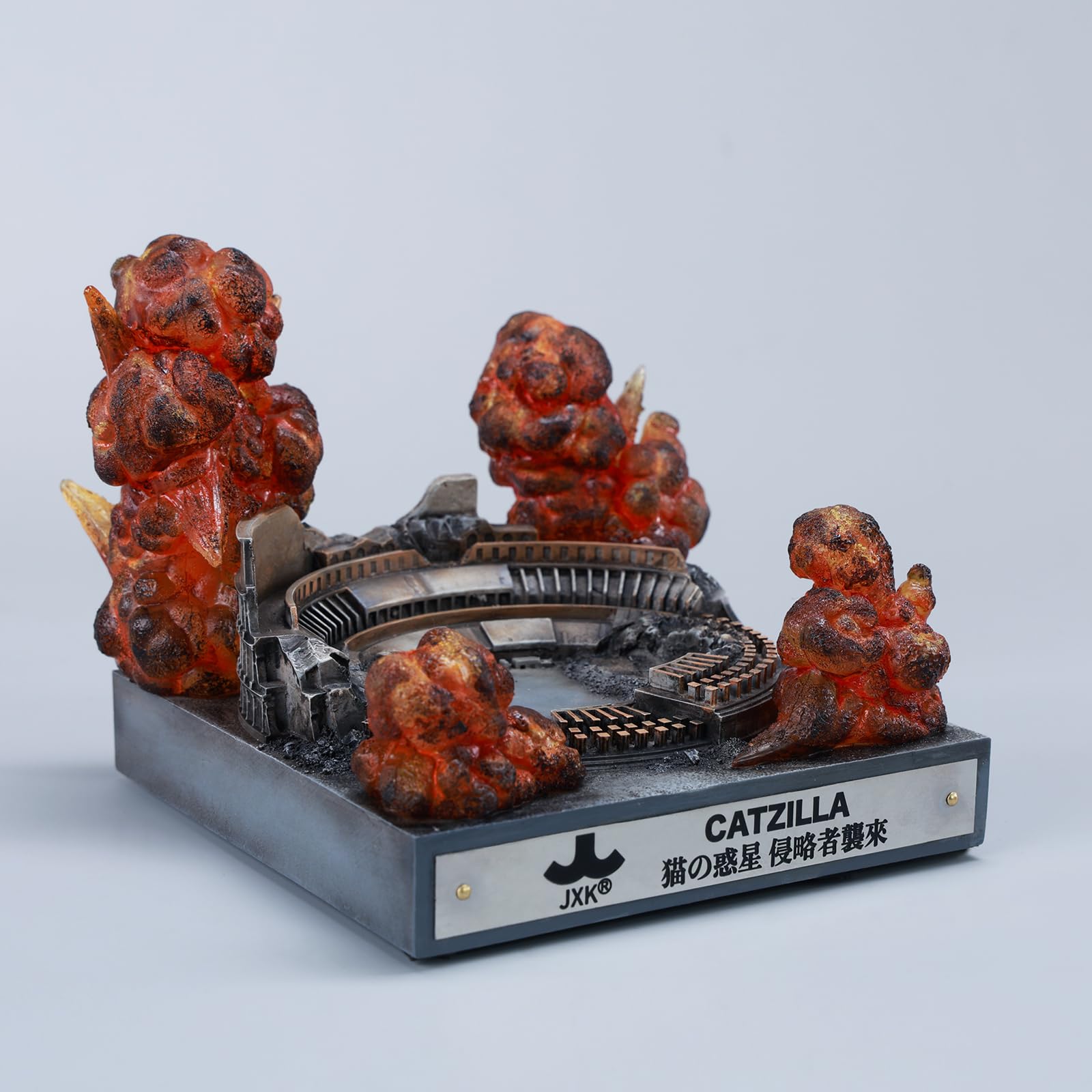 Amazon.com: JXK MMOS X Catzilla Statue for Home Decor Meowzilla