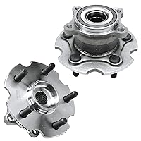 Vista 36 de Detroit Axle - 2 Cubos de Cojinetes de Rueda Delantera para Dodge Ram 1500 2009-2011, Conjunto de Cojinetes de Rueda y Cubos 2010, Par de Cubos