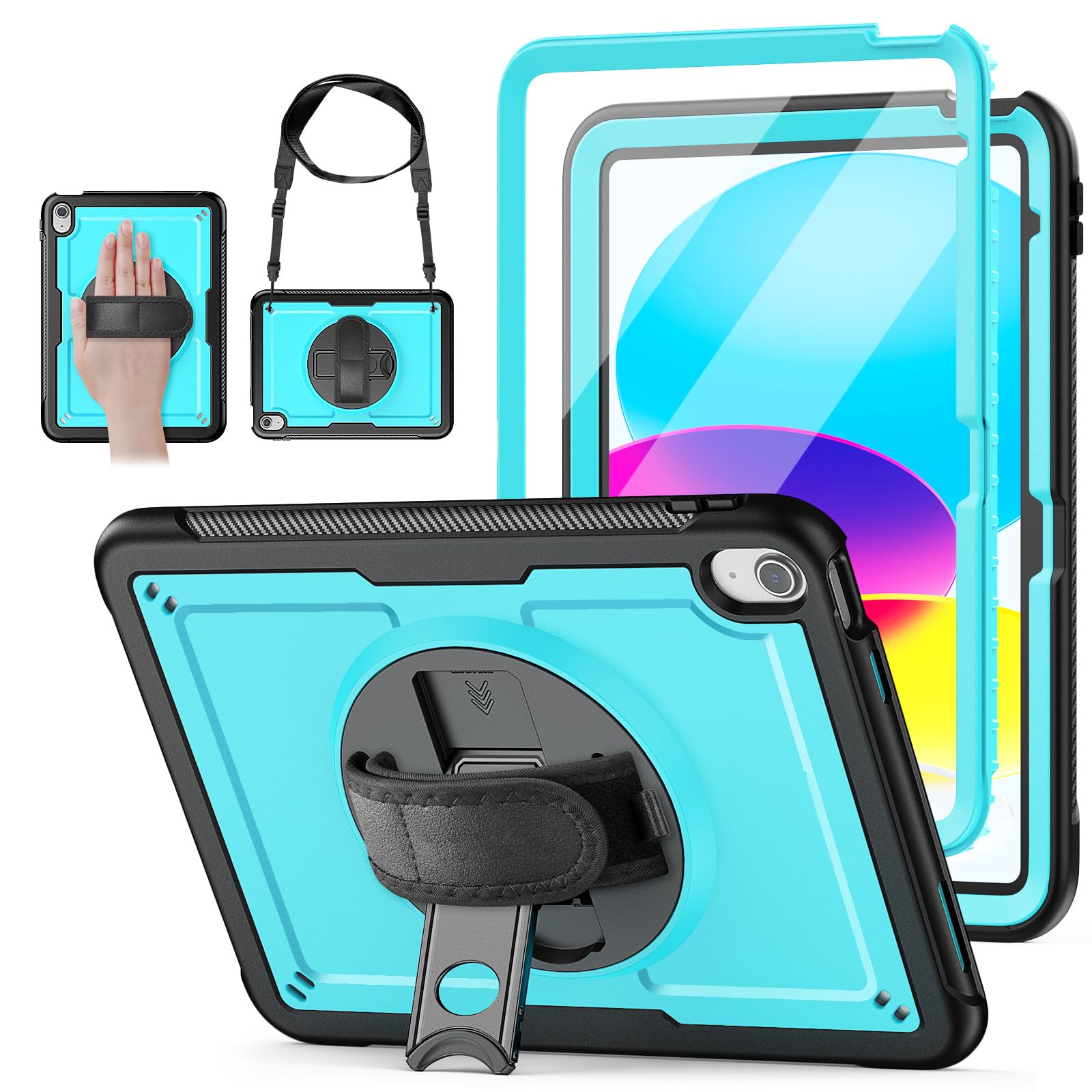 Case for iPad A16 11th/10th Generation 11''/10.9'' 2025/2022, Blue