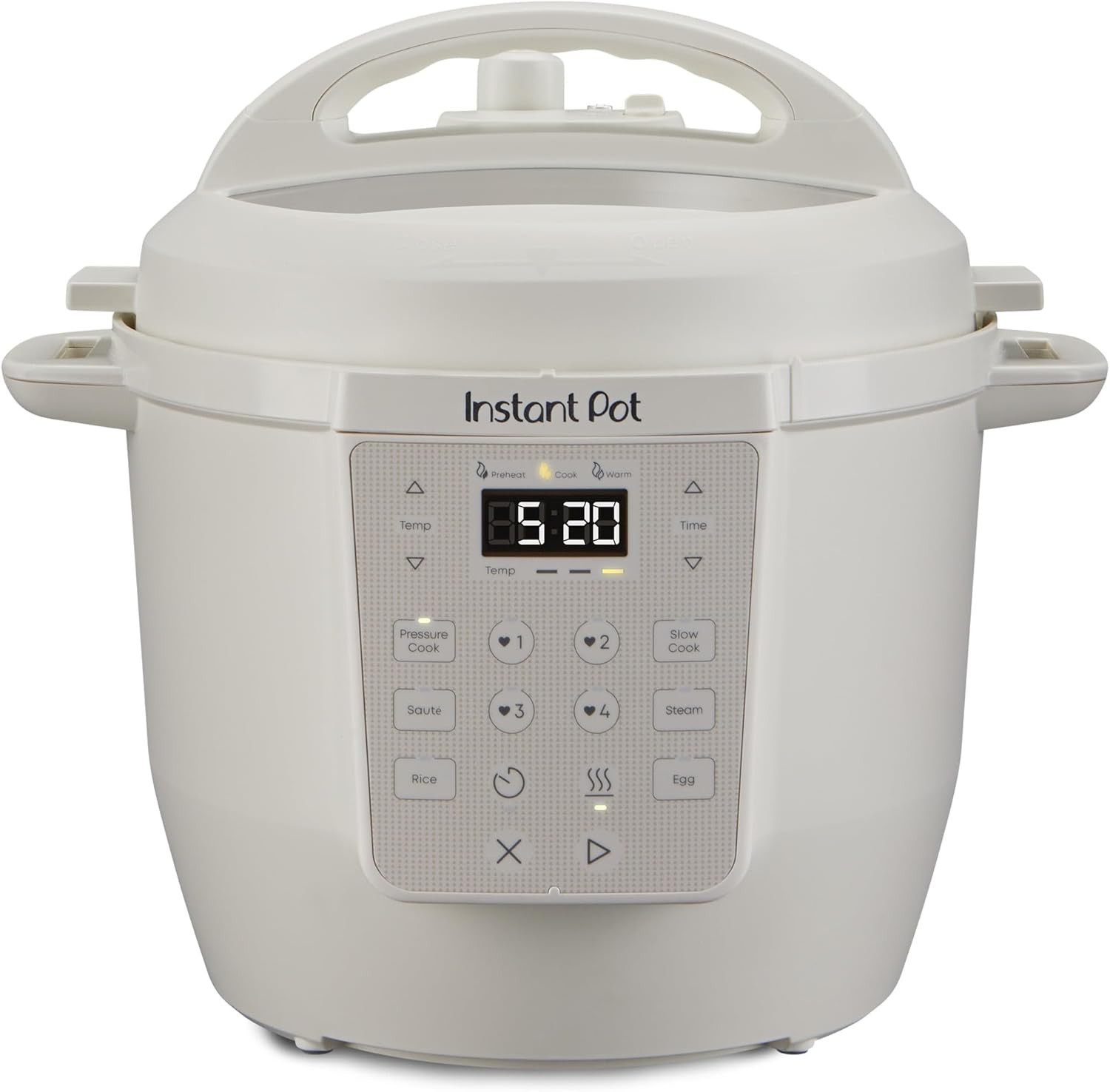 Instant Pot RIO Chef Series 6 Qt Multi-Functional Electric Pressure Cooker With 13 Smart Programs, Easy-Release Lid, Nonstick Inner Pot & One-Touch Controls (Sea Salt White)