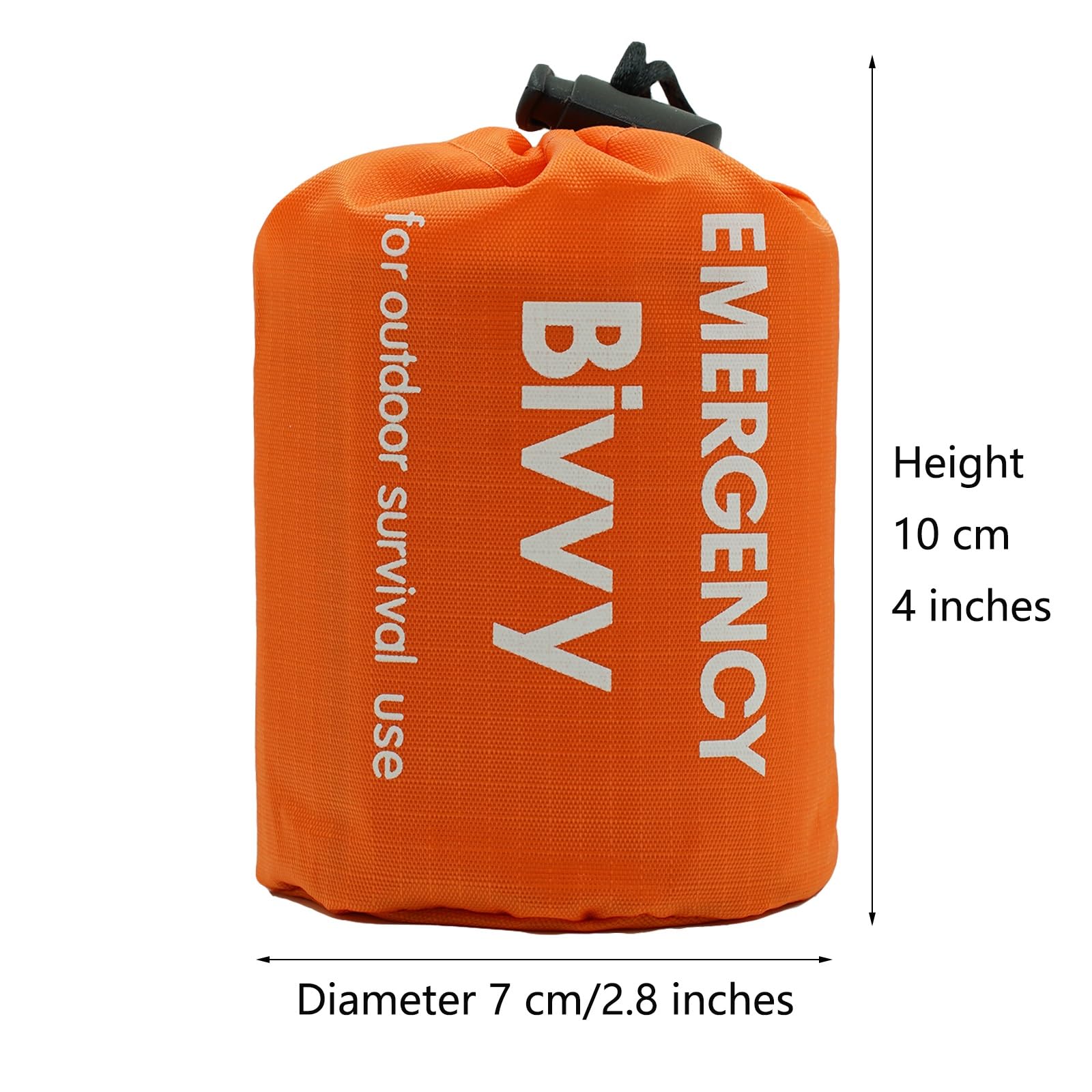 Bivy Bags per sopravvivenza all'aperto con braccialetto di sopravvivenza di emergenza