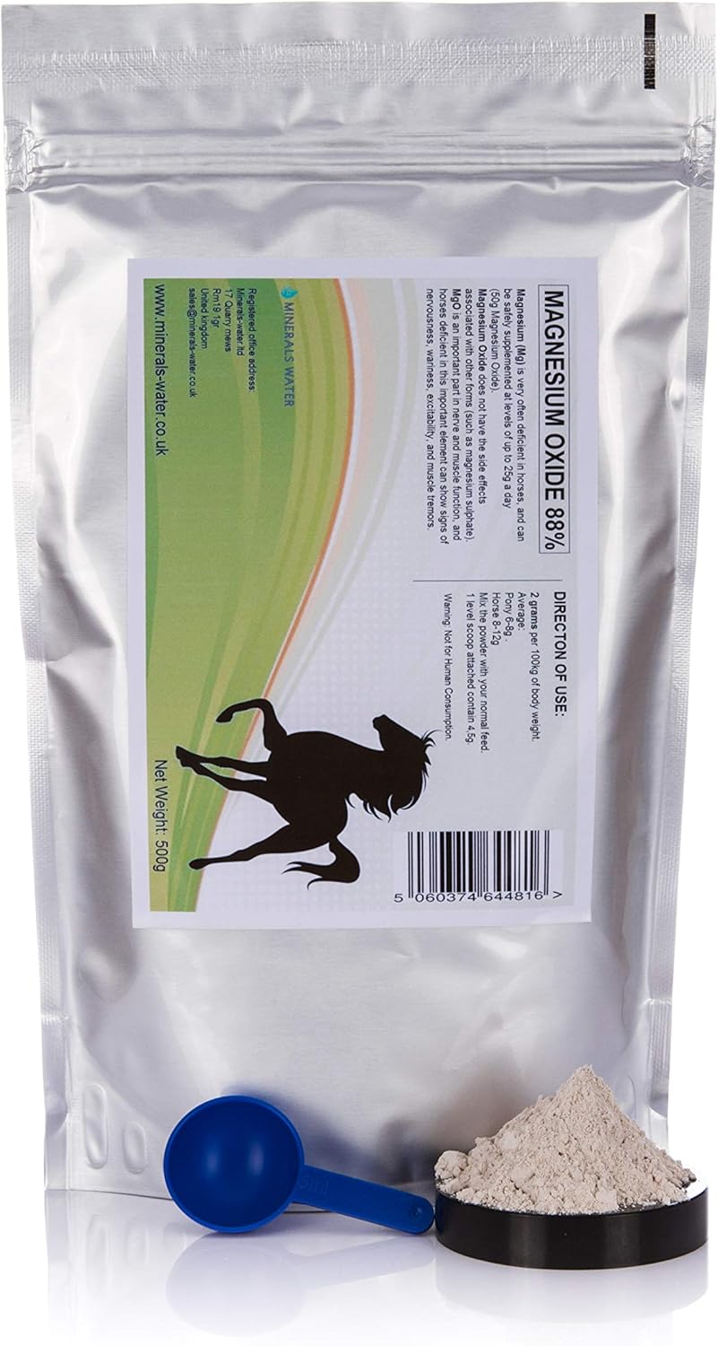 Mineralswater.ltd 400g Magnesium oxide 88, mag ox, stress calmer