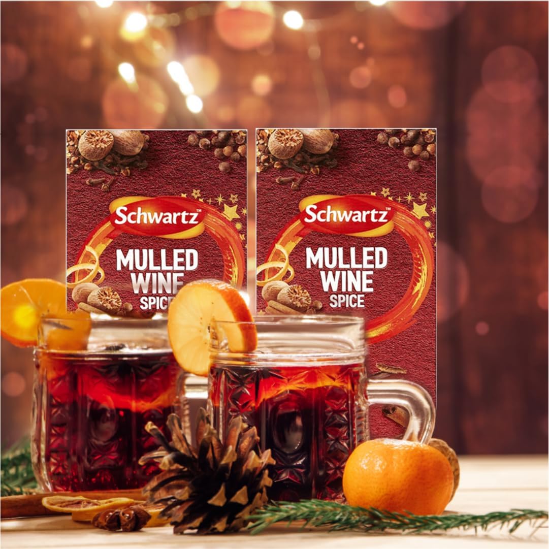 2x Mulled Wine Spices Kit Bag with Cinnamon Stick for Red Wine and Non