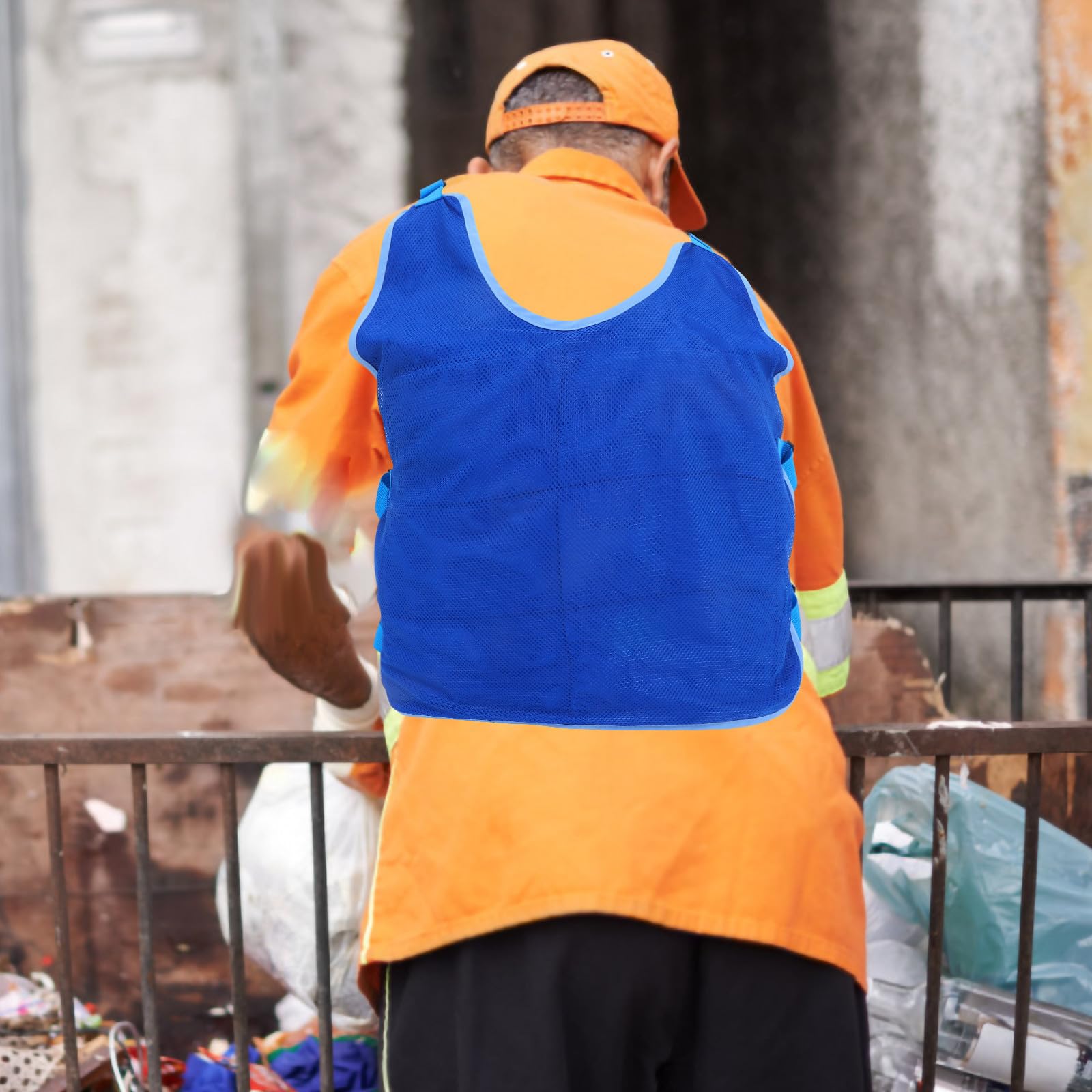 Veemoon 3 Sätze Kühlweste aus Polyester, Blau, für Outdoor Arbeit