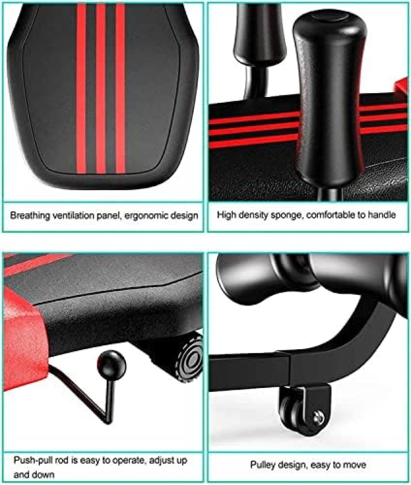 Panca Elasticizzata Posteriore, Tavolo di inversione di Allenamento con Macchina Elastica, con trazione cervicale, per Lo Stretching del Massaggio cervicale