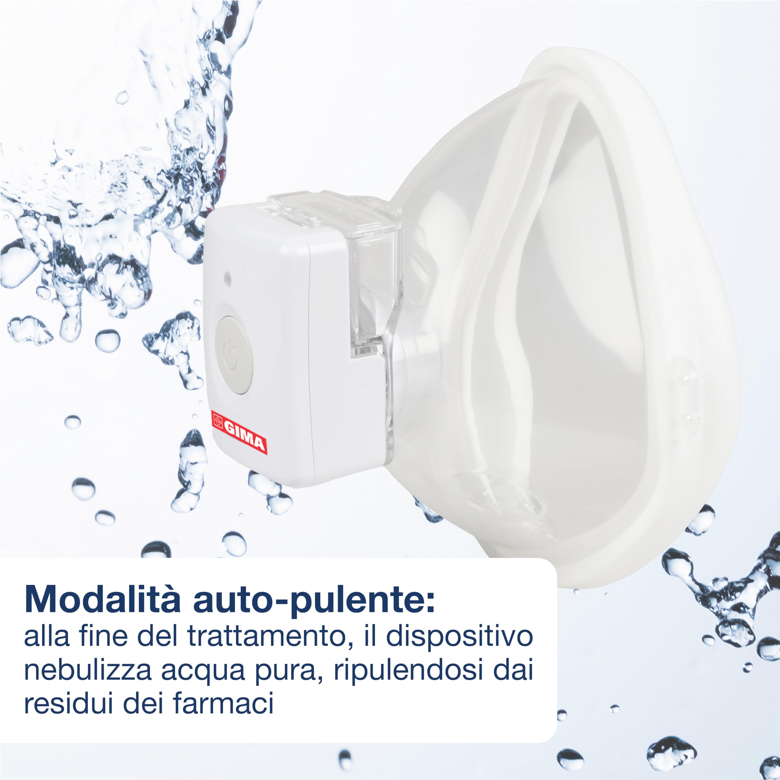 GIMA - Aerosol Mesh a ultrasuoni tascabile e indossabile, 28065