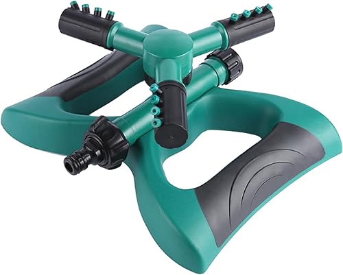 Rociadores para patio, rociador giratorio de 360, aspersor de ahorro de agua para cobertura de área grande, rociadores multifuncionales para césped,