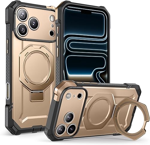 Miniatura 12 de SUPCASE Funda para iPhone 17 Pro Max con Soporte (Unicorn Beetle Grip), [Cubierta de Control de Cámara] [Compatible con MagSafe] [Protección contra