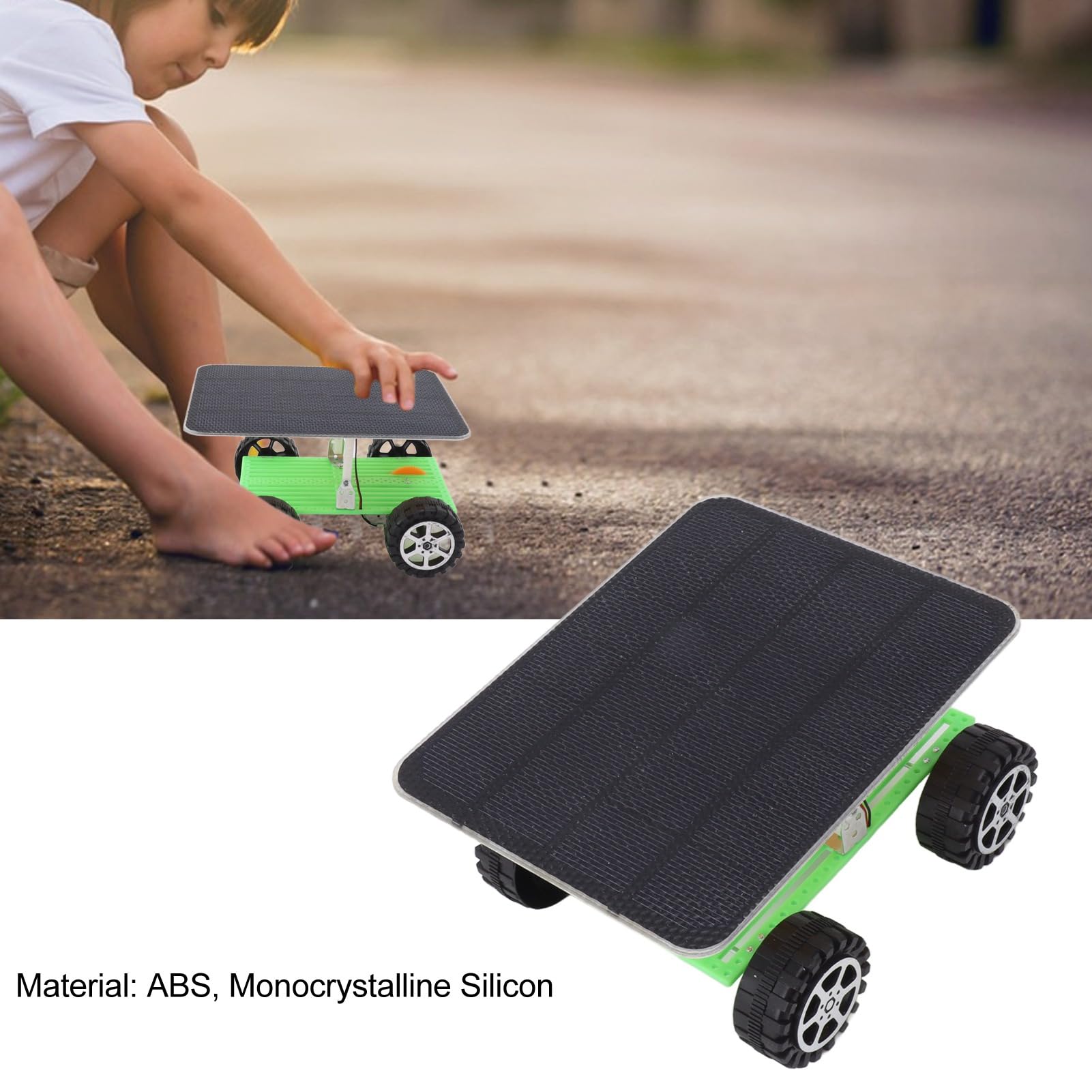 Solar-Auto-Set für Jungen und Mädchen, Lustiges, Pädagogisches, Solarbetriebenes Spielzeug, 1 Einheit, Umweltfreundlich