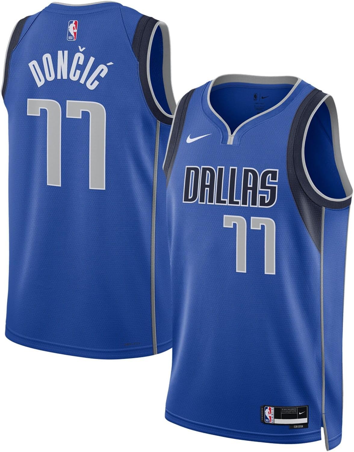Luka Doncic Dallas Mavericks NBA Kids Youth 8-20 Blue Icon Edition