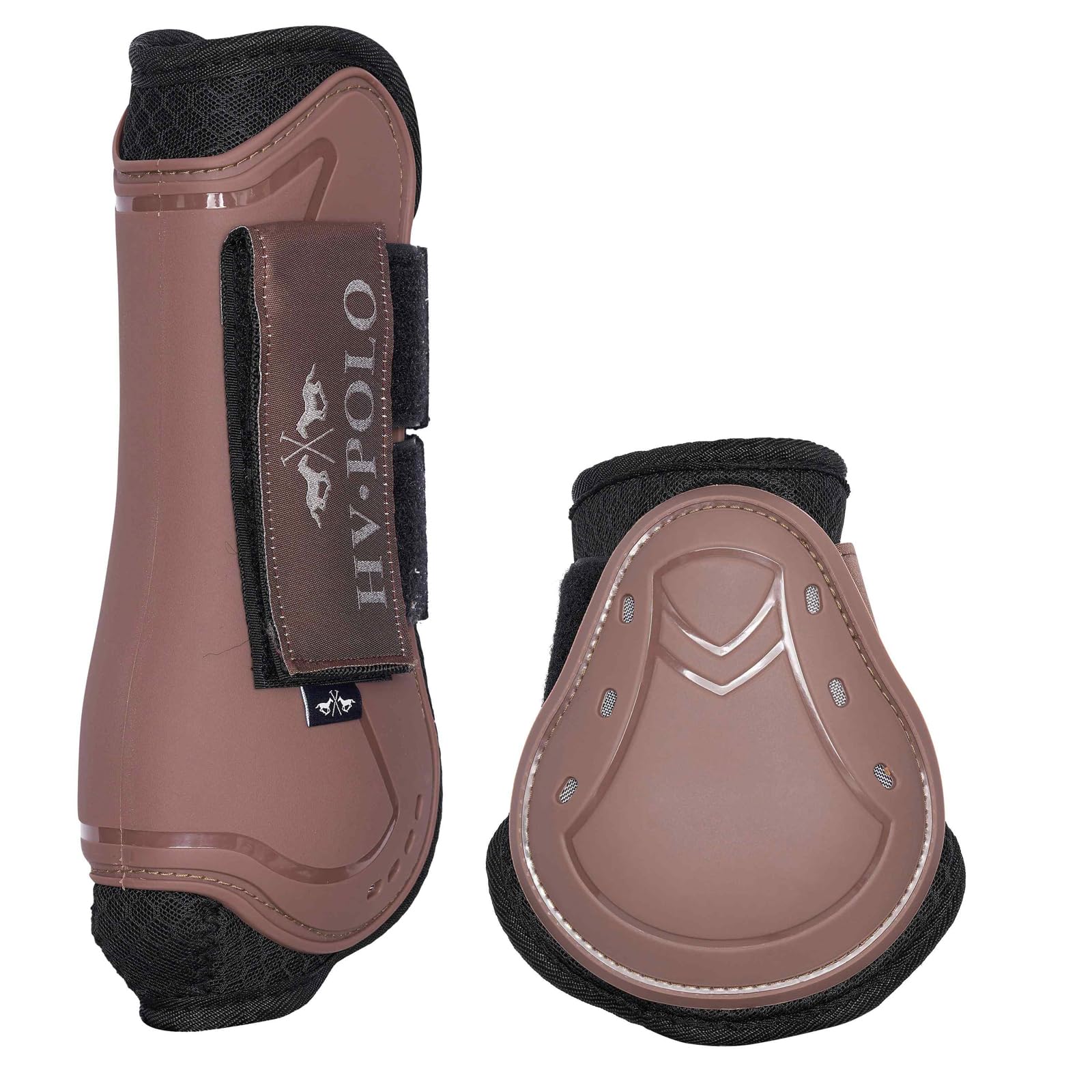 Protège-tendons et protège-boulets HVPClassic Cob Espresso pour cheval