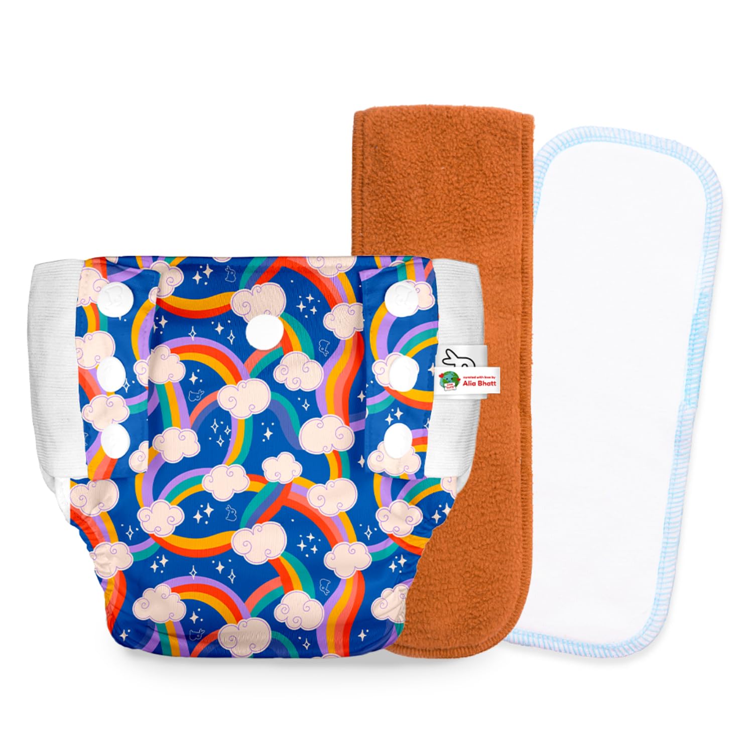 SuperBottoms UNO Cloth Diaper Pants Combo Pack - Includes 1 UNO Diaper, 1 DryFeel Magic Pad & 1 Universal Booster Pad - Reusable, Washable, Organic & Rash-Free - For Babies 9 – 17 KG - Eco-Friendly-picture-23