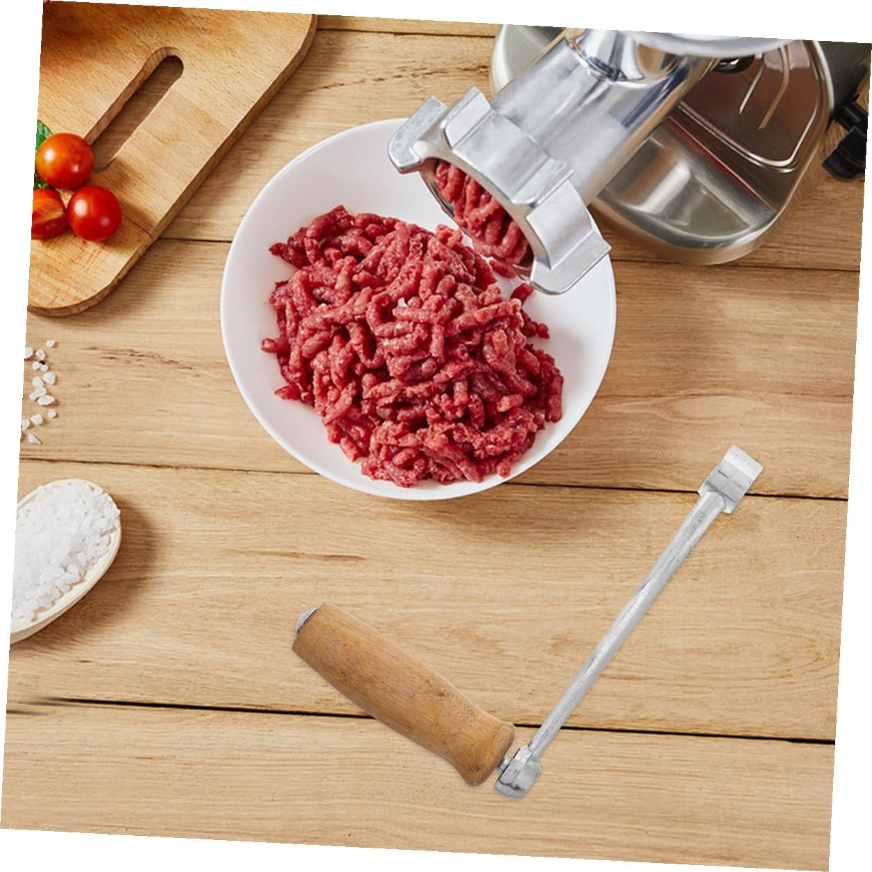 Manual Meat Grinder Handle Tool 2pcs Crank Handle for Kitchen Meat Mincer for Home Cooking