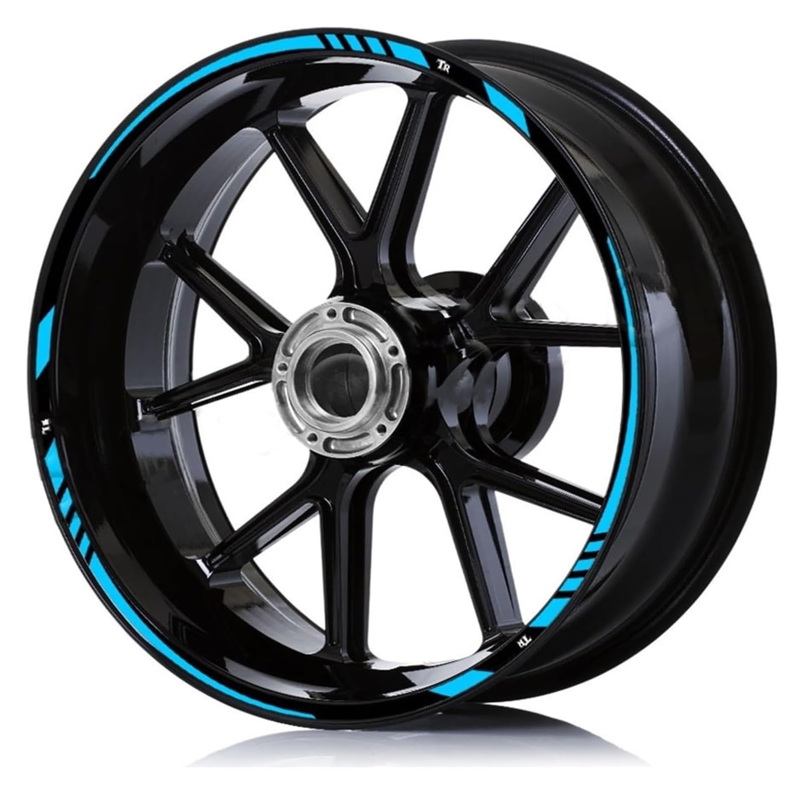 Autocollant jante moto Triumph Triple Sprint Trident 660 liseret decoratif avant arriere