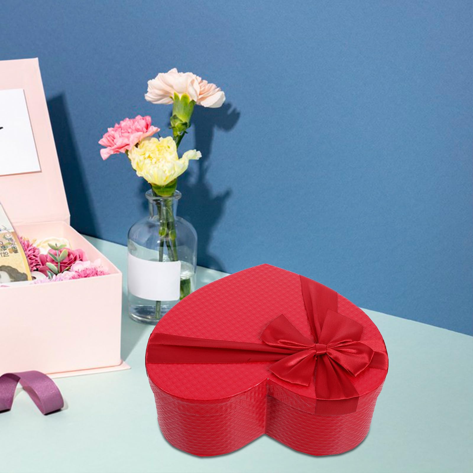 Beaupretty Geschenkbox Herzform 9X7.9X3.5 Zoll Hochzeit Verpackung Box Aufbewahrungsbox Für Brautgeschenke Und Süßigkeiten Hochzeit Dekoration Geburtstag Party