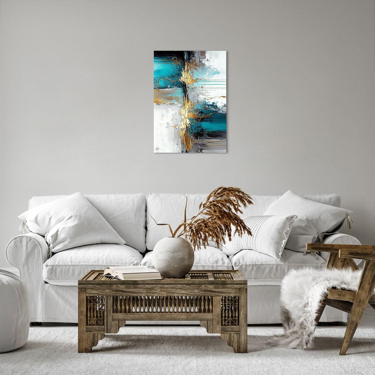 ARTTOR Lienzos Decorativos Blanco Pelícano Ave Cuadro Sobre Lienzo Moderno Vertical 50x70cm Cuadros Decoracion Salon Dormitorio Cocina Cuadros Pared Imágenes Wall Art Prints Decor Canvas PA50x70-5158